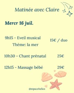 atelier du 16 juillet