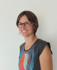 Aude Bruckert, puéricultrice à l'espace Helios