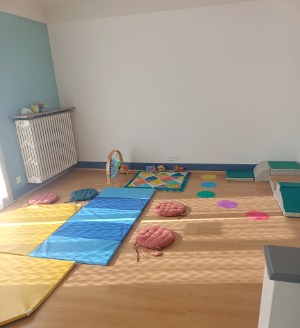 installation des ateliers Bébé en mouvement